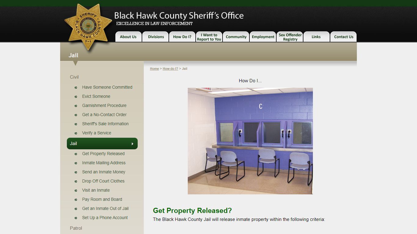 Jail - Black Hawk County Sheriff's Office